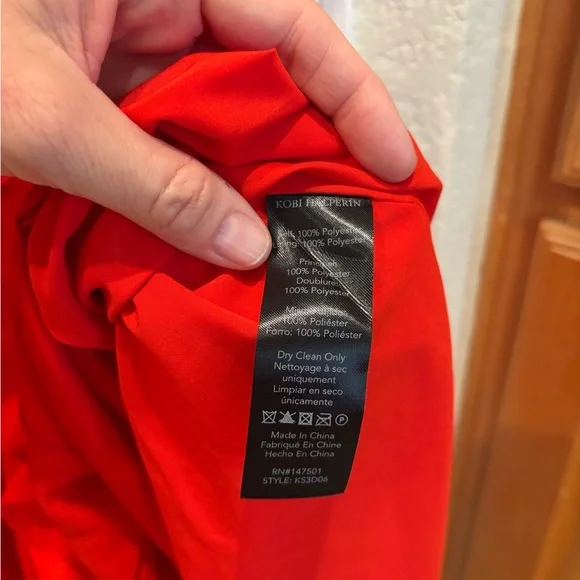 Kobi Halperin Torrence Tiered Midi-Dress Midi Dress Long Balloon Sleeves Ruffles - Picture 11 of 13